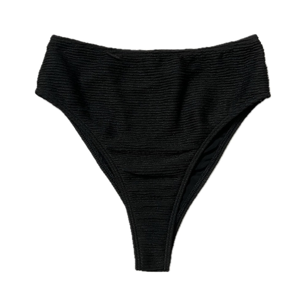 NEW RUMER THE LABEL High Rise Cheeky Bikini Bottoms Size Medium